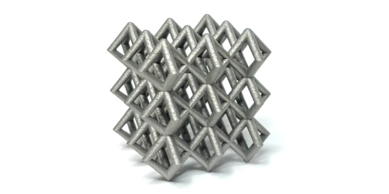 3D打印金属点阵晶格结构示例